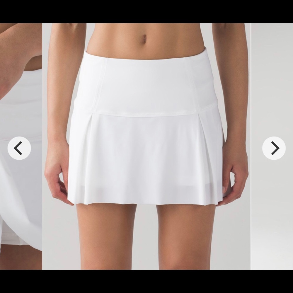 Lost in Pace Lululemon skirt white size 12